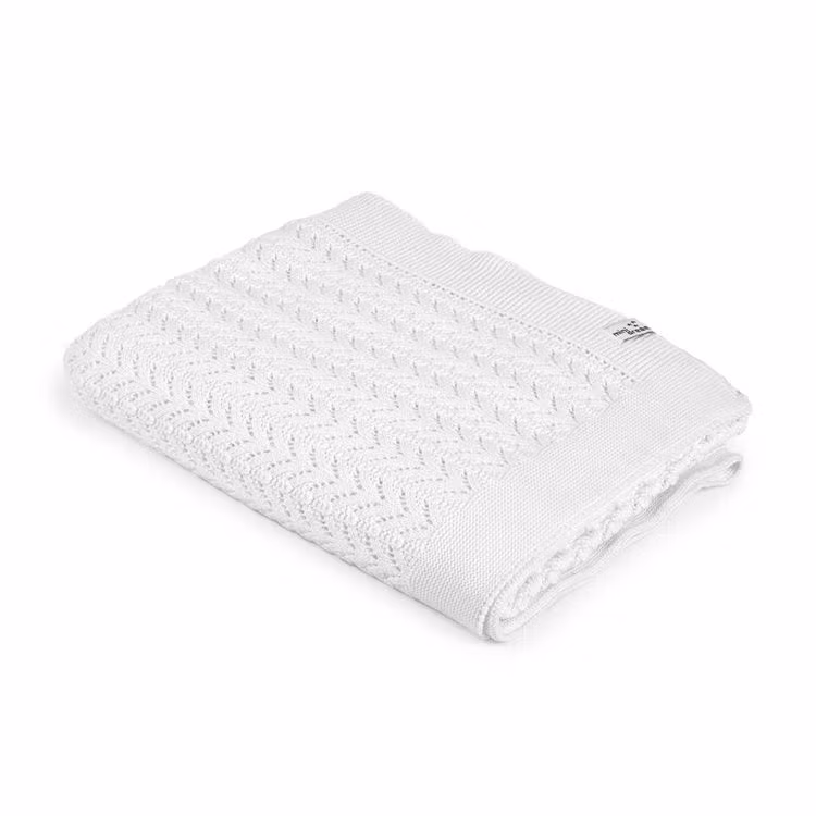 Stickad filt Lace - flera färger