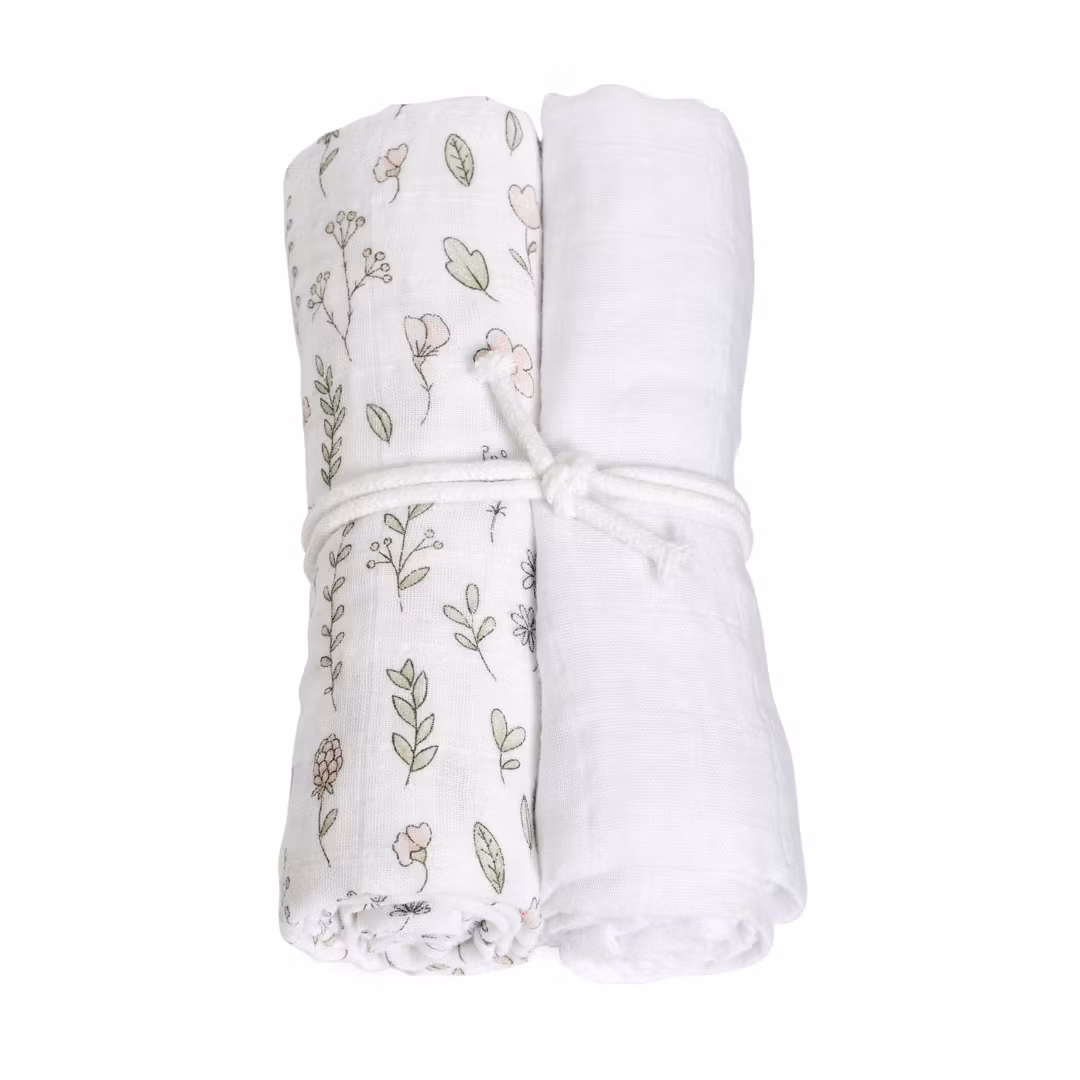 Muslinfilt 2-pack Blomsteräng