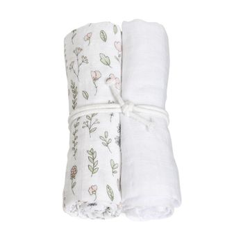 Muslinfilt 2-pack Blomsteräng