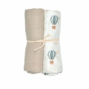 Muslinfilt 2-pack Vintage Balloon Nyhet!