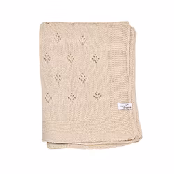 Stickad filt - Lovely