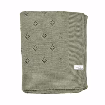 Stickad filt - Lovely