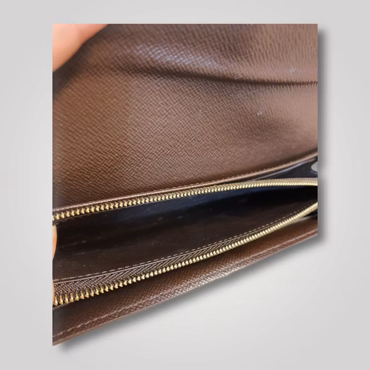 Louis Vuitton Pre-owned Zarah Wallet Damier Ebene-SH2021-290