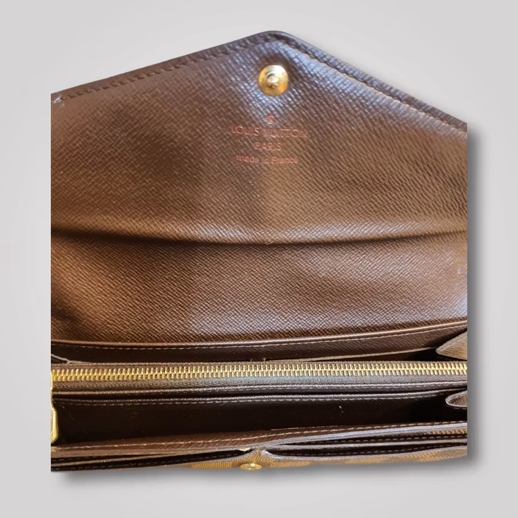 Louis Vuitton Pre-owned Zarah Wallet Damier Ebene-SH2021-290