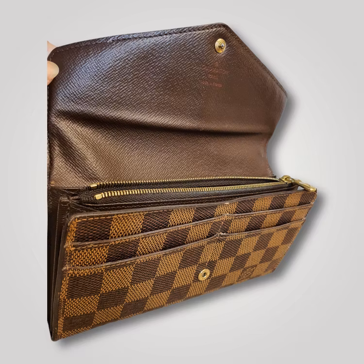 Louis Vuitton Pre-owned Zarah Wallet Damier Ebene-SH2021-290