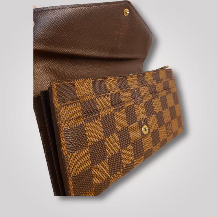 Louis Vuitton Pre-owned Zarah Wallet Damier Ebene-SH2021-290