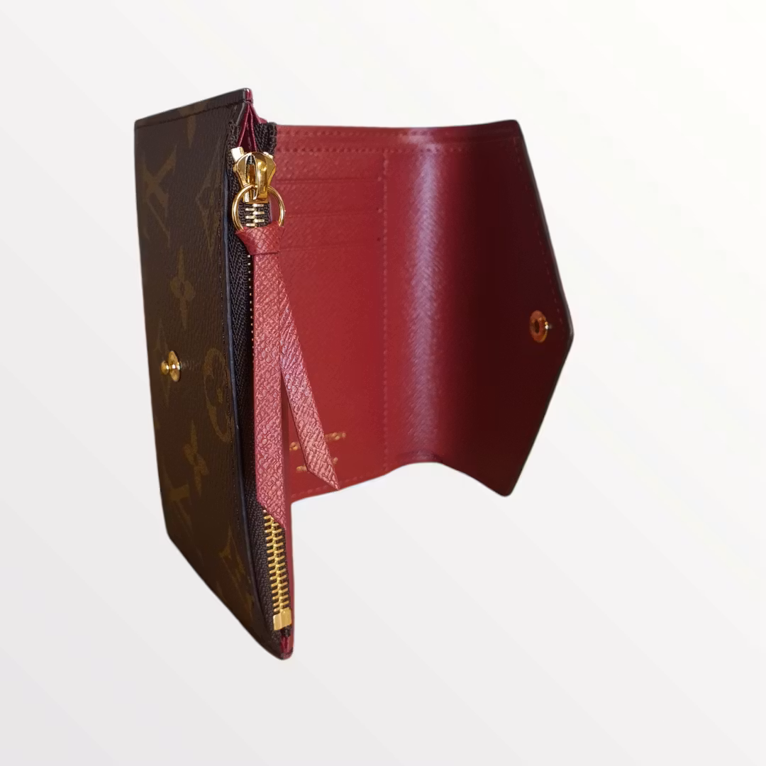 Louis Vuitton Pre-owned Victoria Wallet Monogram Fuschia-SH2021-445