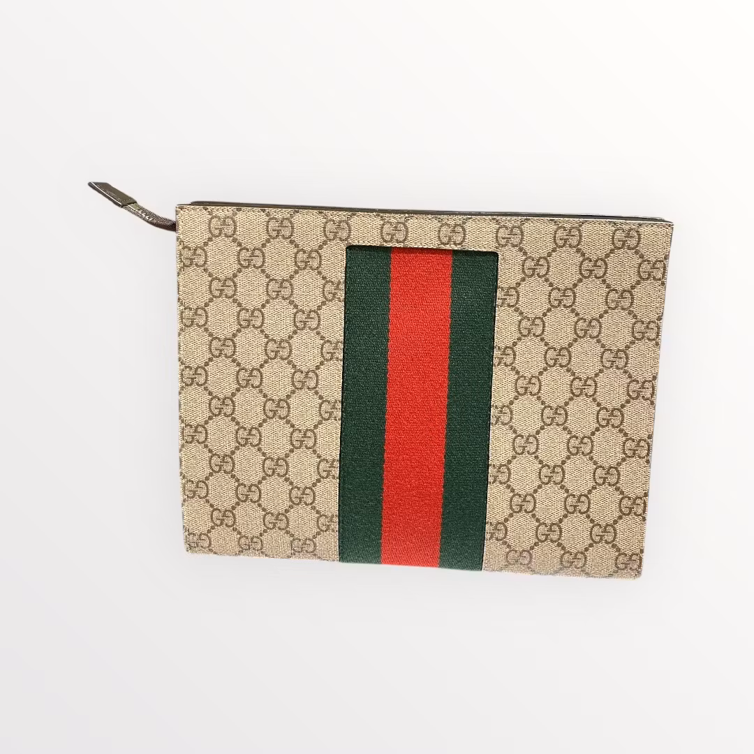 Gucci Pre-owned Supreme Web Clutch