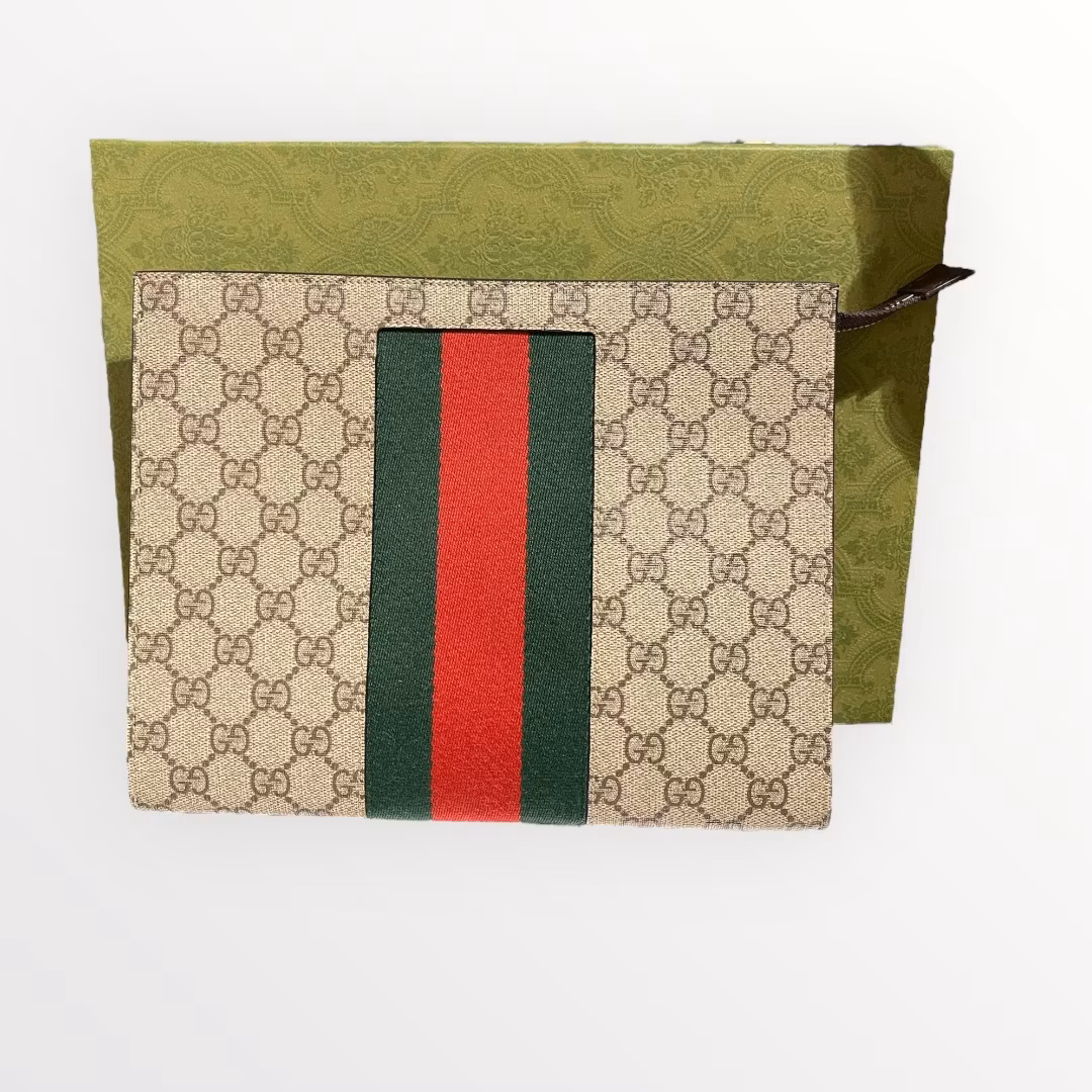 Gucci Pre-owned Supreme Web Clutch