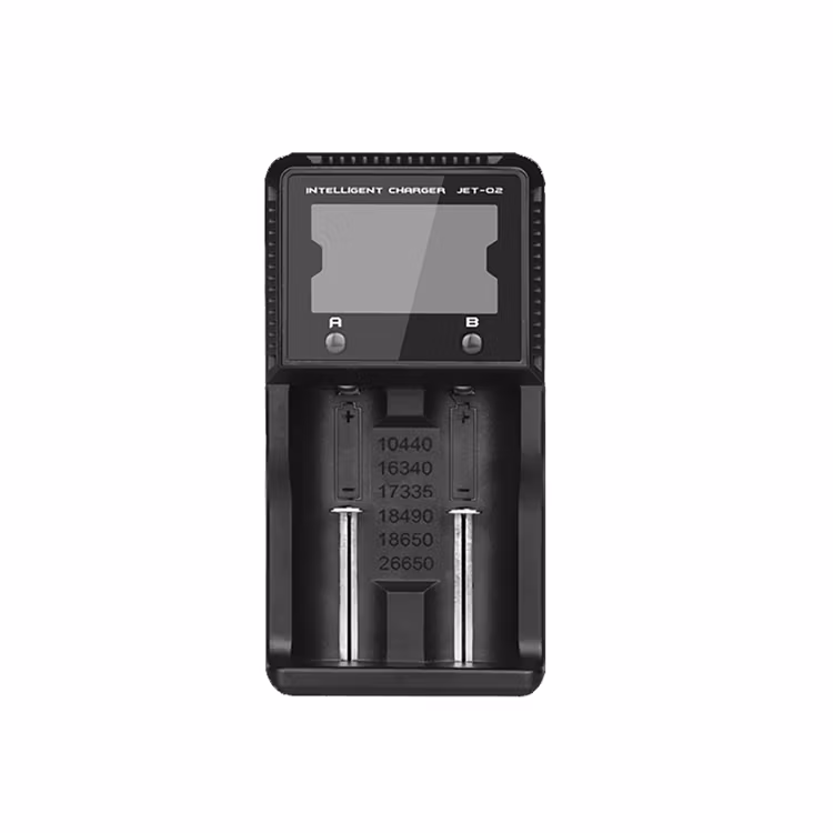 Jetbeam JET-Q2 Digital Display Batteriladdare Universal