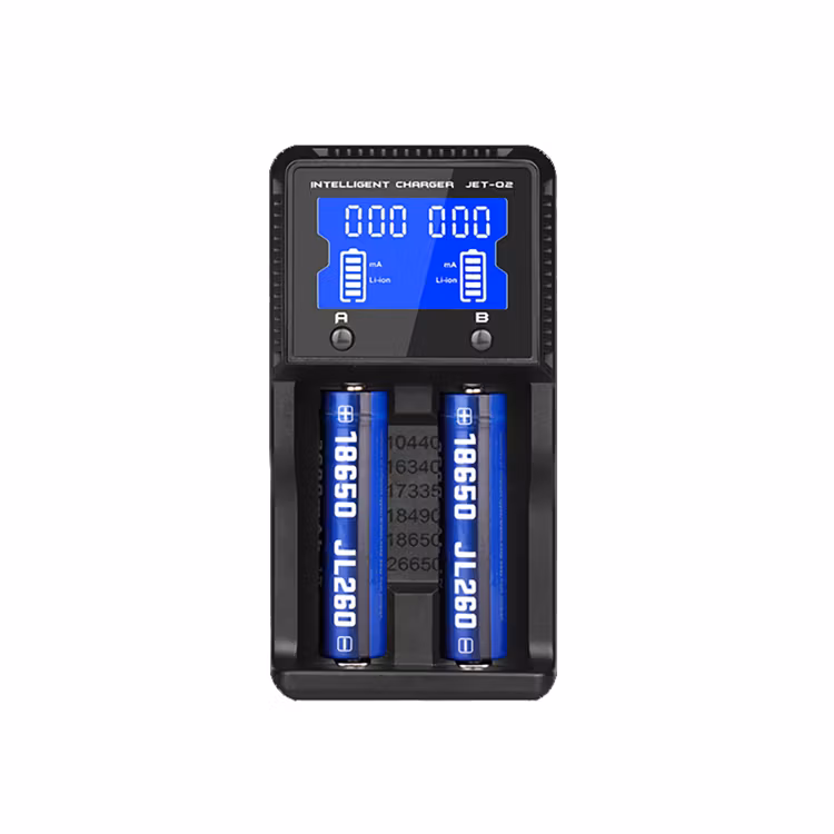 Jetbeam JET-Q2 Digital Display Batteriladdare Universal