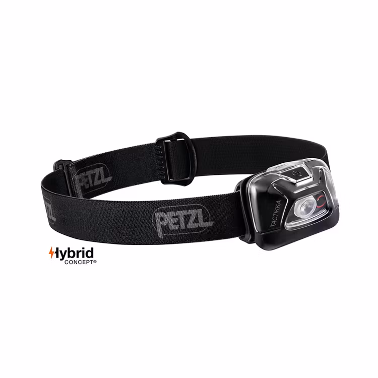 Petzl Tactikka Svart, 300 Lumen
