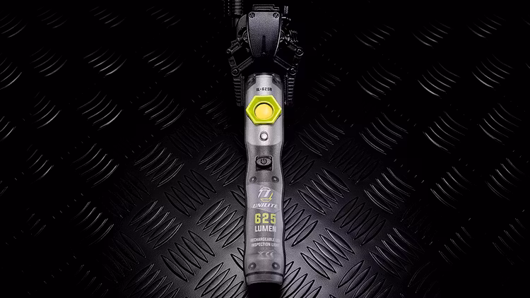 Unilite IL-625R inspektionslampa 625 Lumen + UV USB