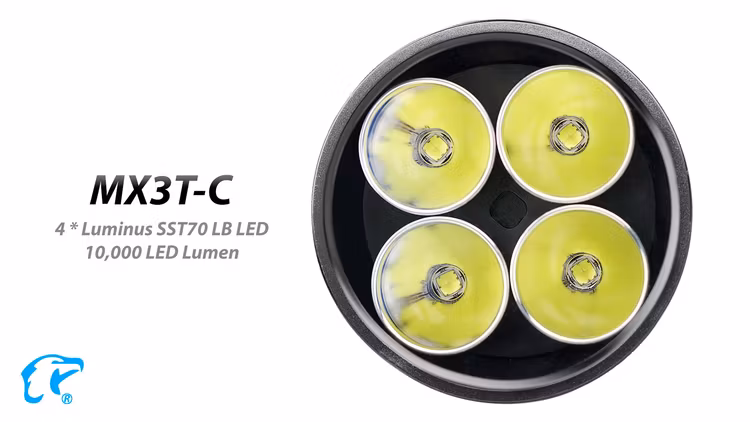 EAGTAC MX3T-C, 10.000 Lumen