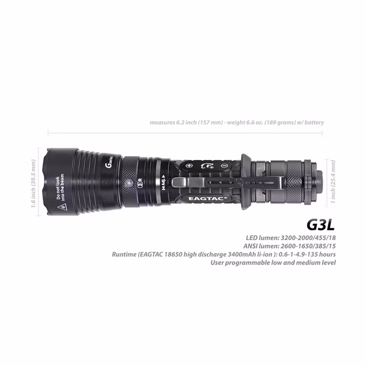 EAGTAC G3L Pro, 3200 Lumen