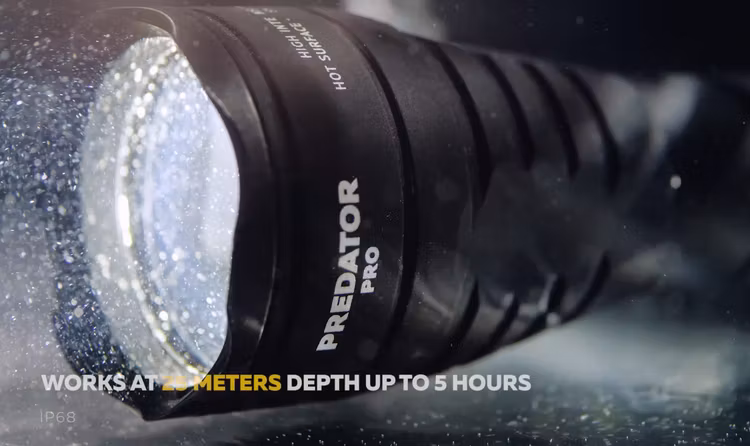 Armytek Predator Pro, Magnet Laddning - 1500 Lumen