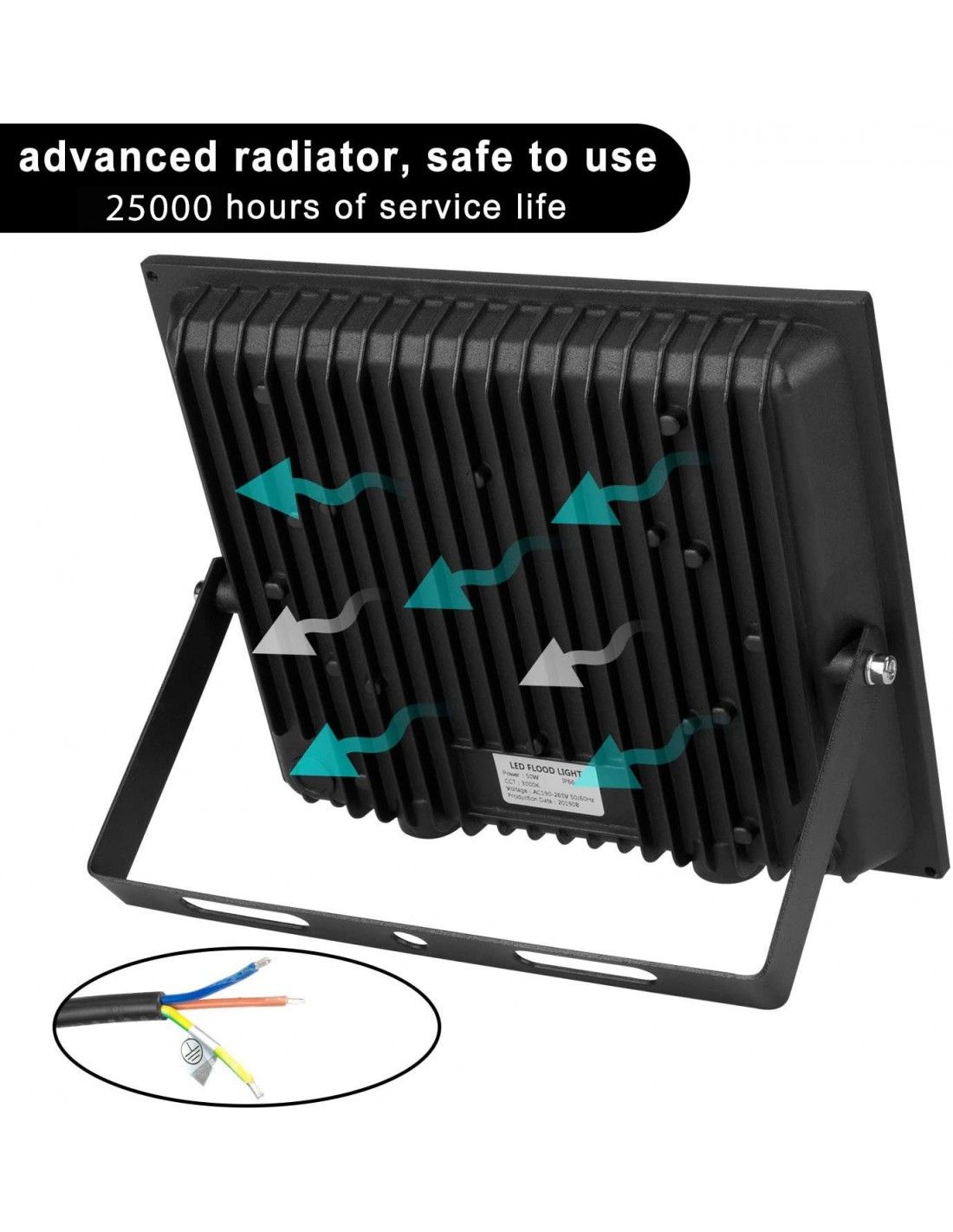 Velamp Strålkastare 4000 Lumen / 50W - Demoex