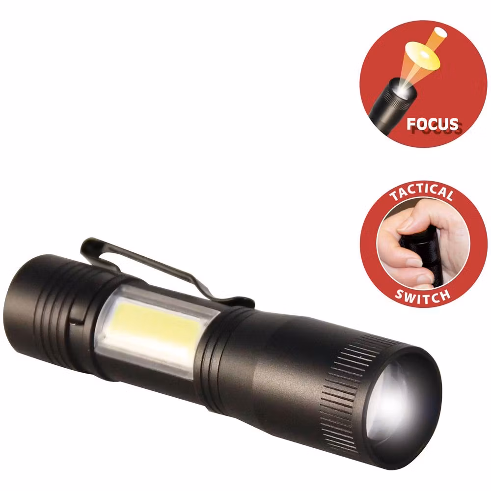 Velamp Ficklampa + sidoljus 120LM