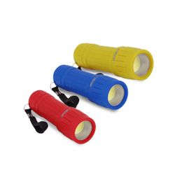 VELAMP Gummerad ficklampa, 110LM