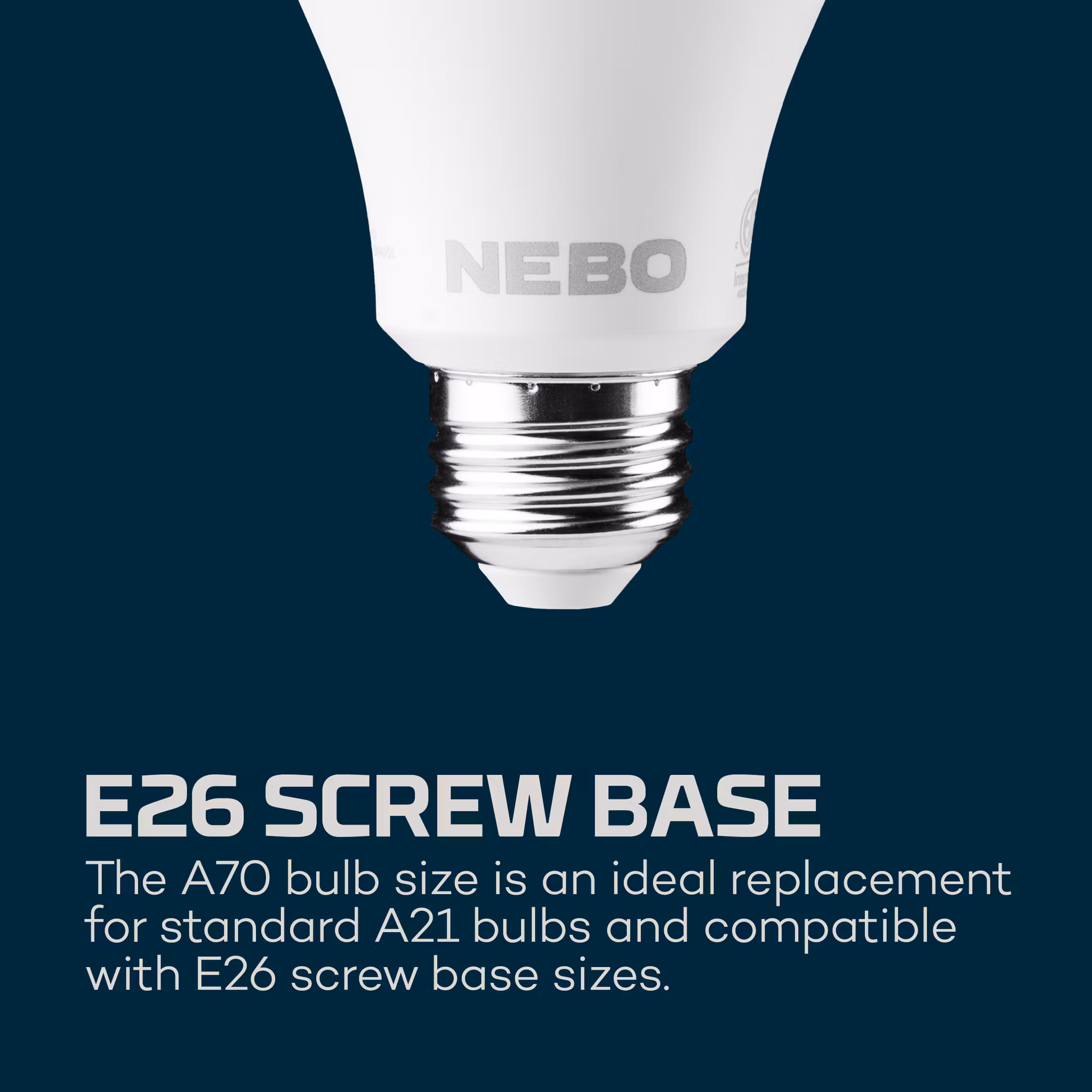 NEBO Blackout Bulb E27 850LM
