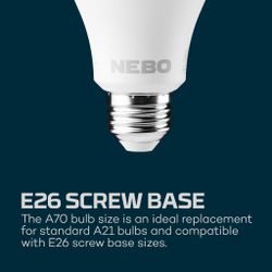NEBO Blackout Bulb E27 850LM