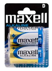 Maxell D- batteri, 2-pack