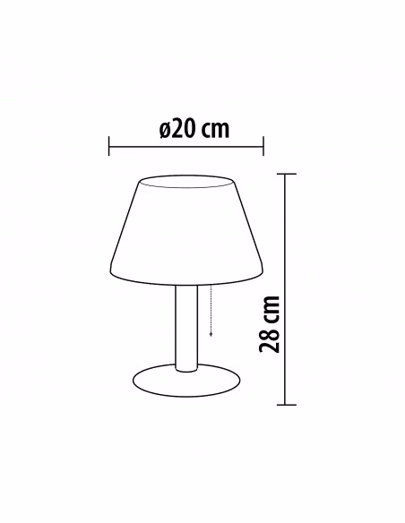 Velamp Bordslampa Solcell LED