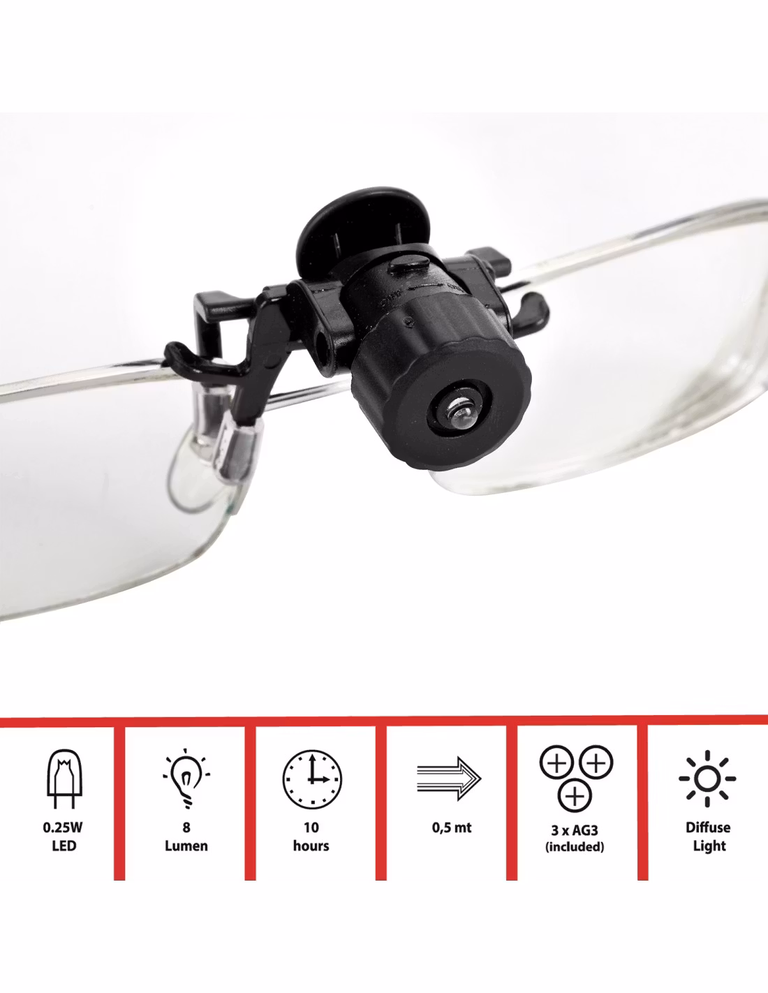 Velamp Glasögonlampa
