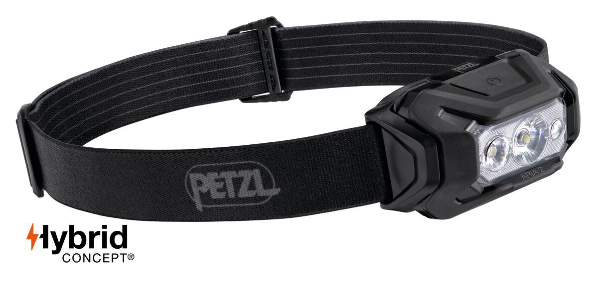 Petzl ARIA 2 RGB, 450 Lumen Svart