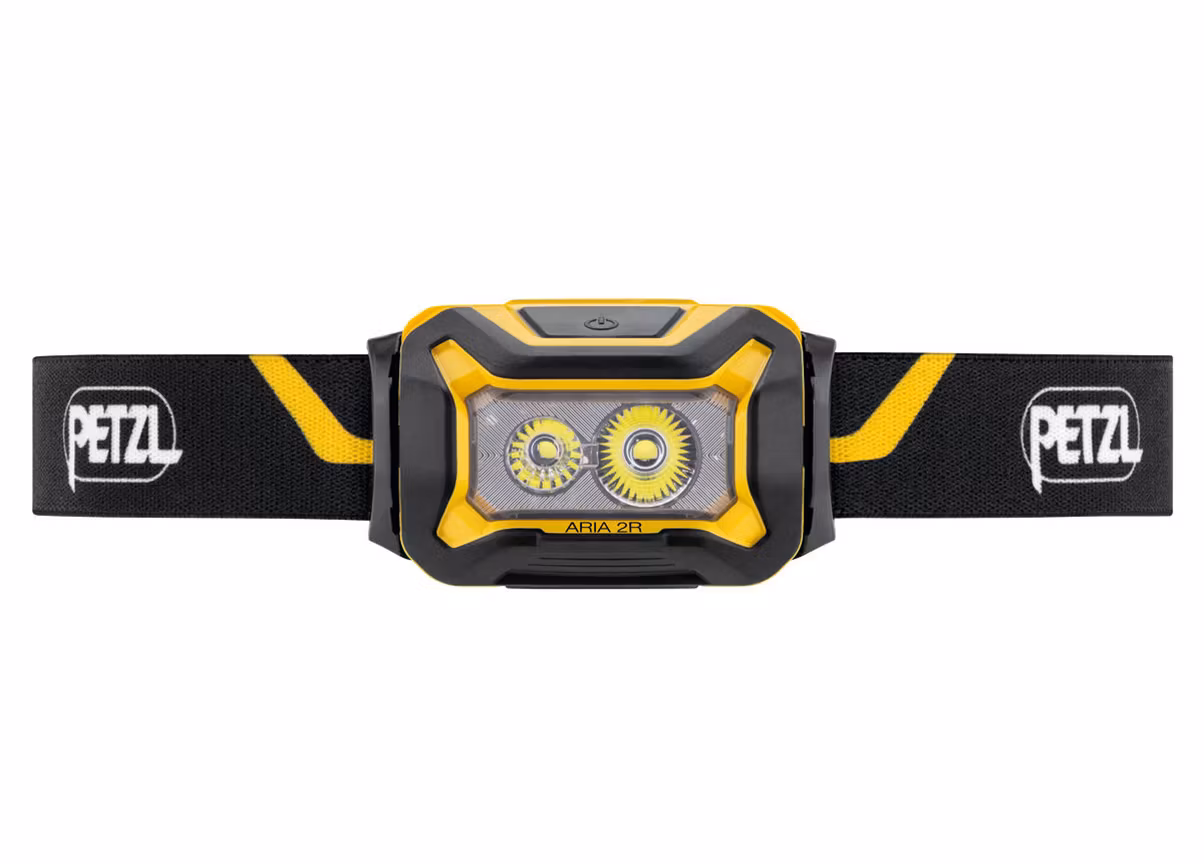 Petzl ARIA 2R, 600LM Svart/Gul