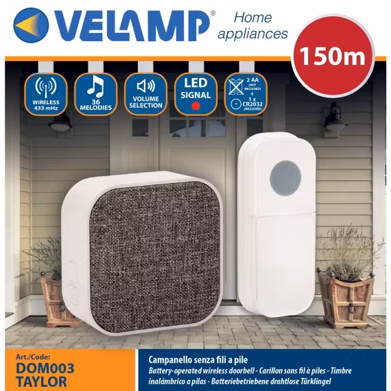 Velamp Dörrklocka AC