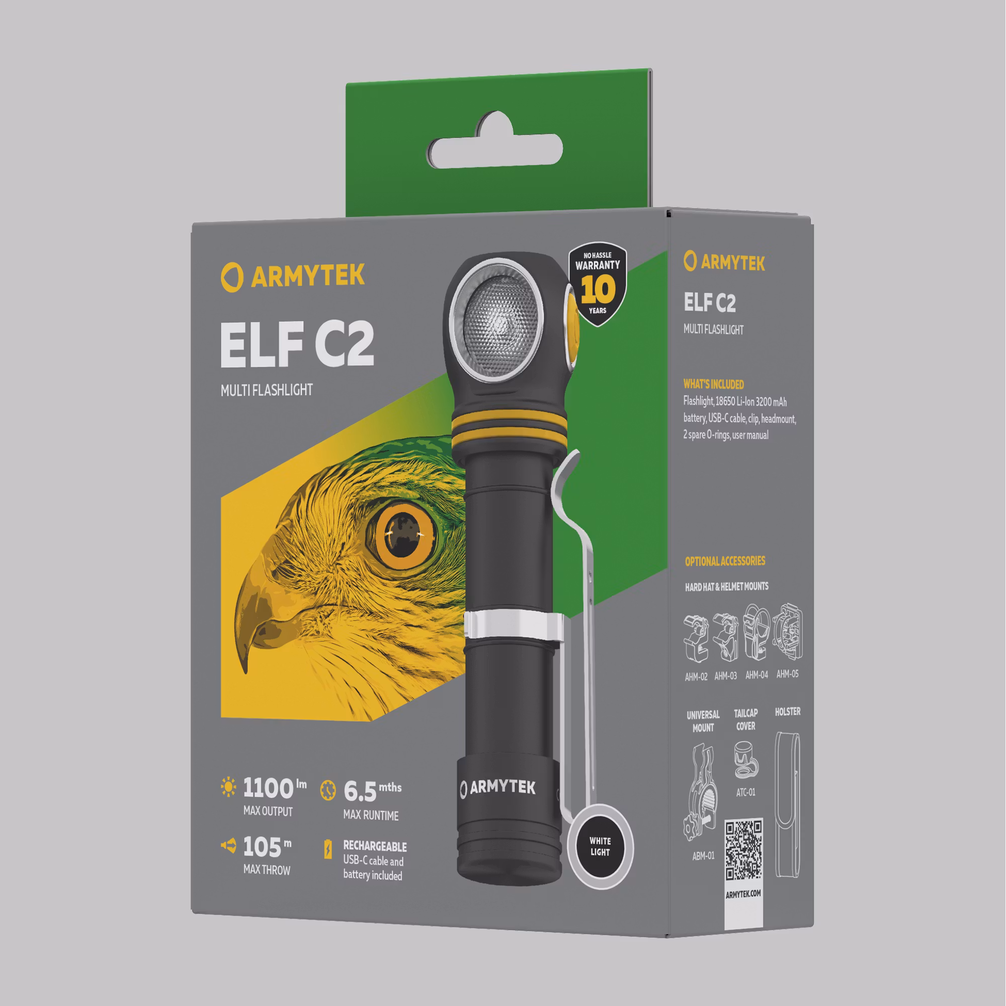 Armytek Elf C2 USB-C 1100 Lumen