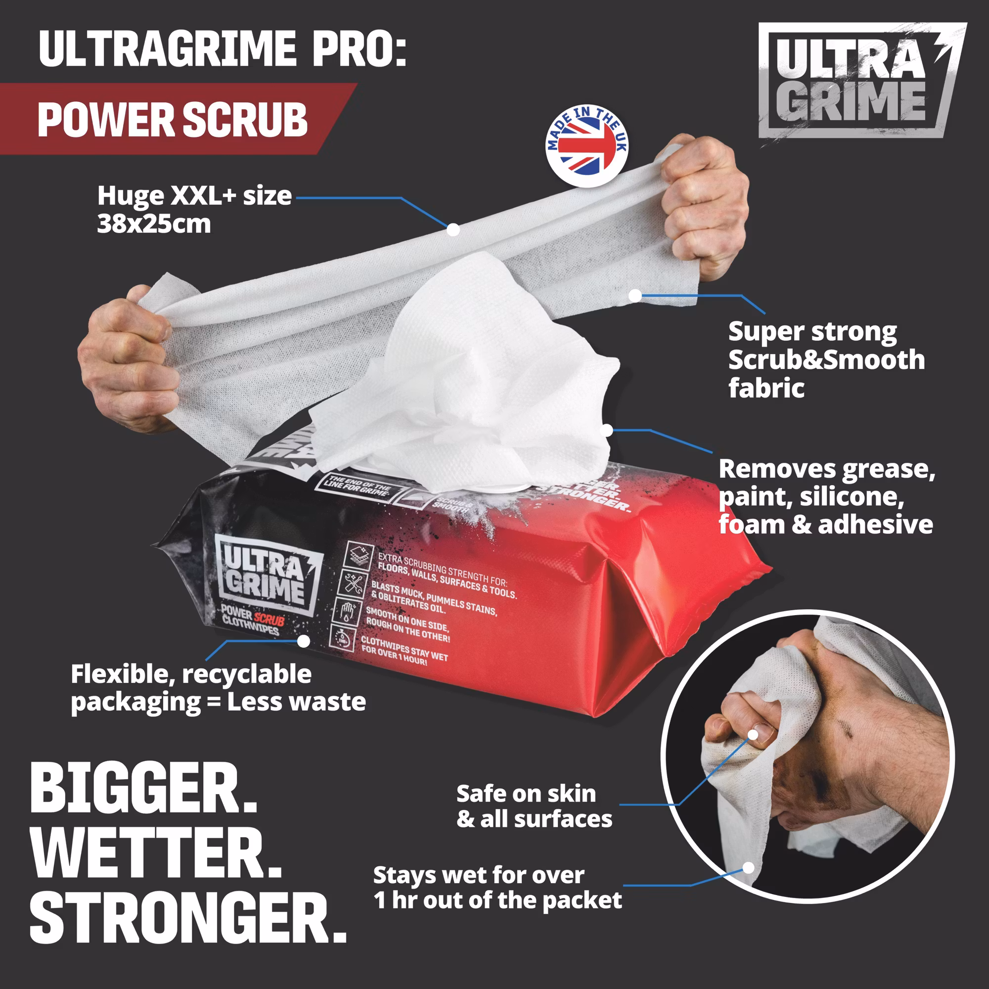 Ultragrime Pro Power-Scrub 80p