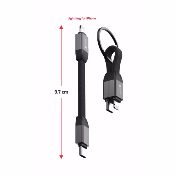 Swissten Magnetic Keychain USB-C / Lightning