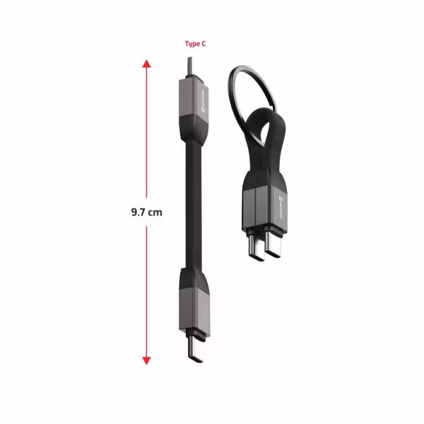 Swissten Magnetic Keychain USB-C / USB-C