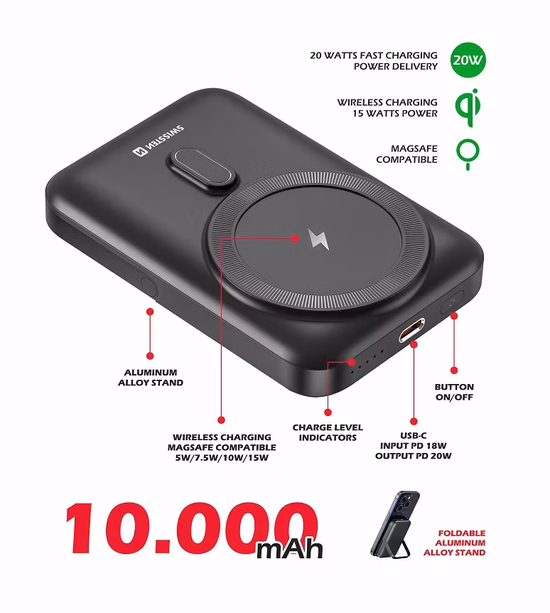 Swissten Magsafe 20W 10000mAh