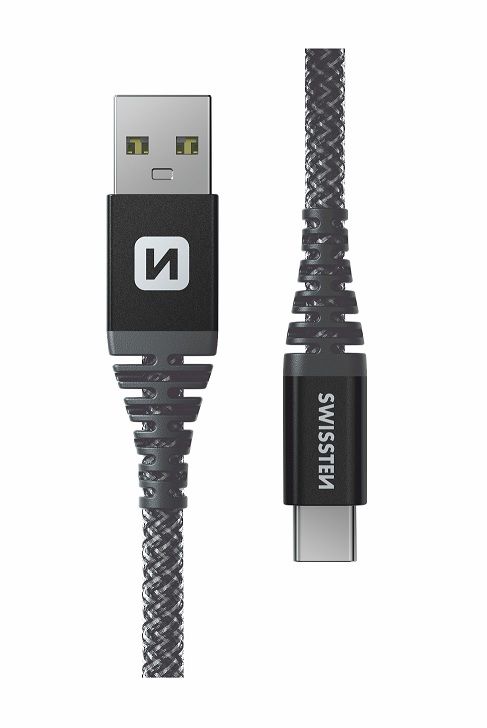 Swissten Kevlar USB / USB-C 1,5m
