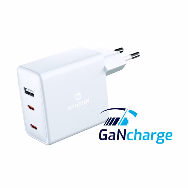 Swissten GaN Travel charger USB-C/USB