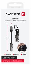 Swissten Magnetic Keychain USB / USB-C
