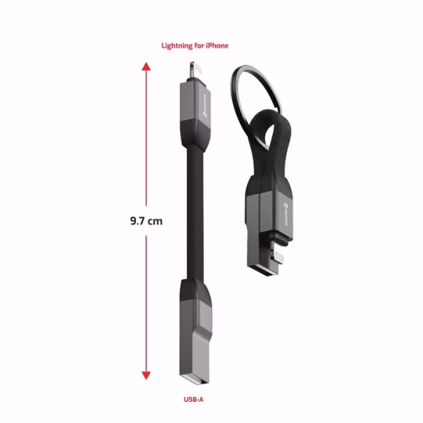 Swissten Magnetic Keychain USB / Lightning