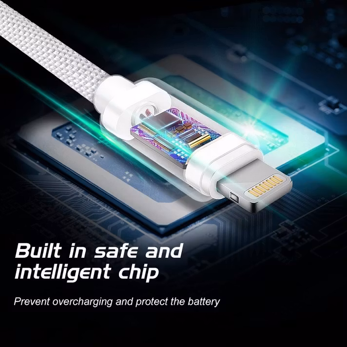 Swissten Textilkabel USB/Lightning 2m