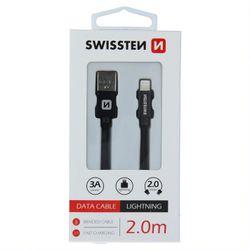 Swissten Textilkabel USB/Lightning 2m