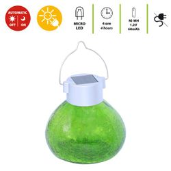 VELAMP Solcell glas hänge