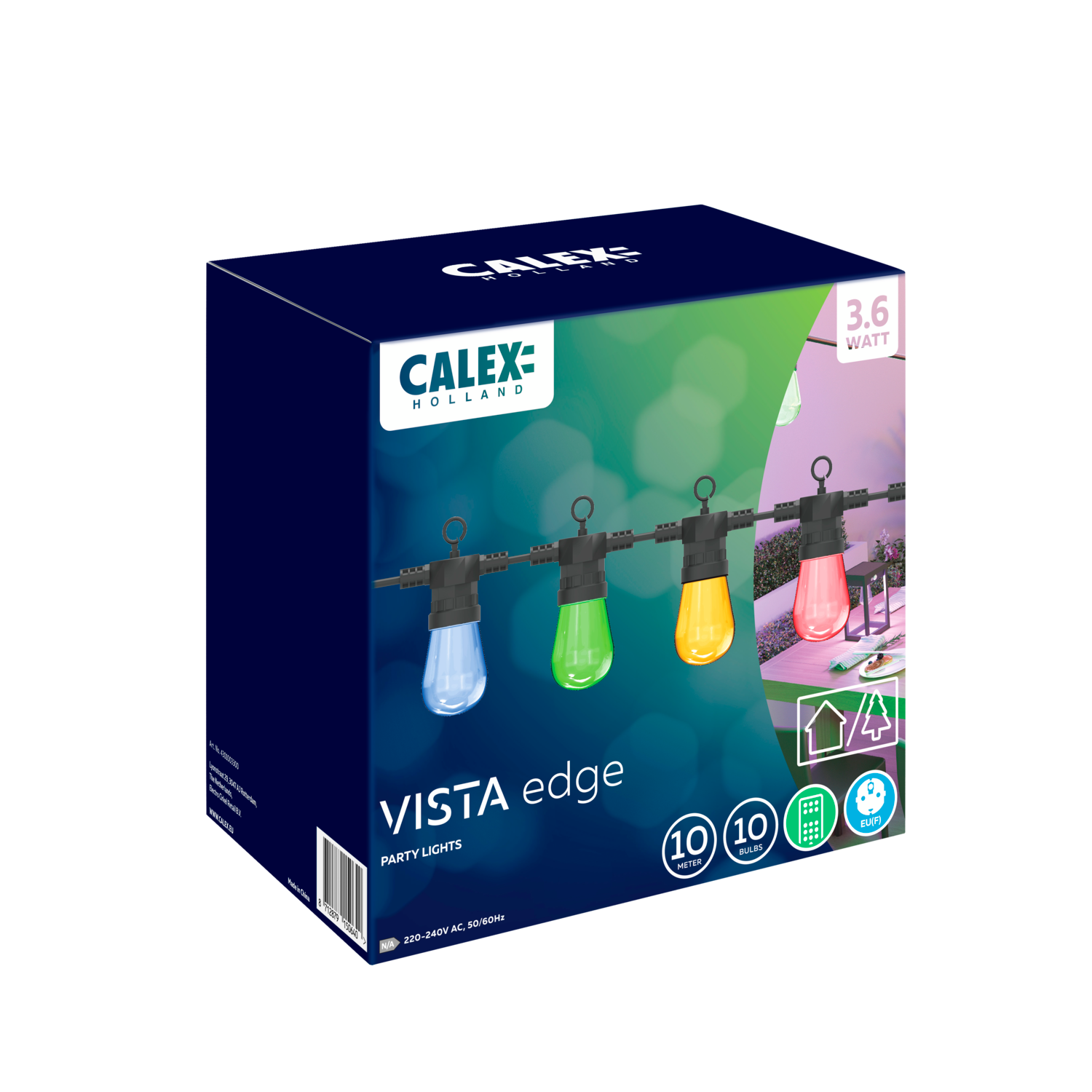 CALEX Partyslinga 10m multicolour