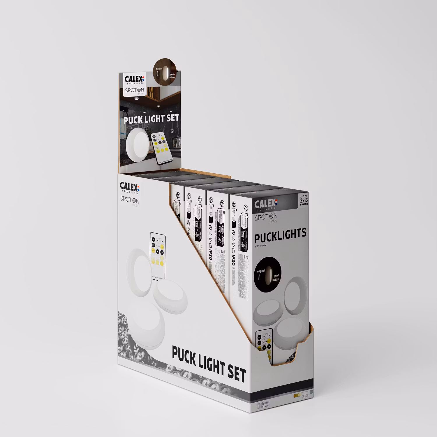 Calex Light Puck 3-pack