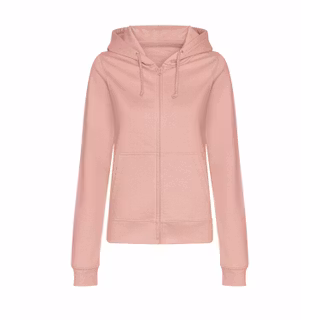 Hoodie med dragkedja Dam