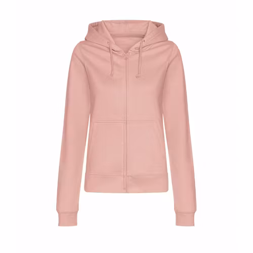 Hoodie med dragkedja Dam