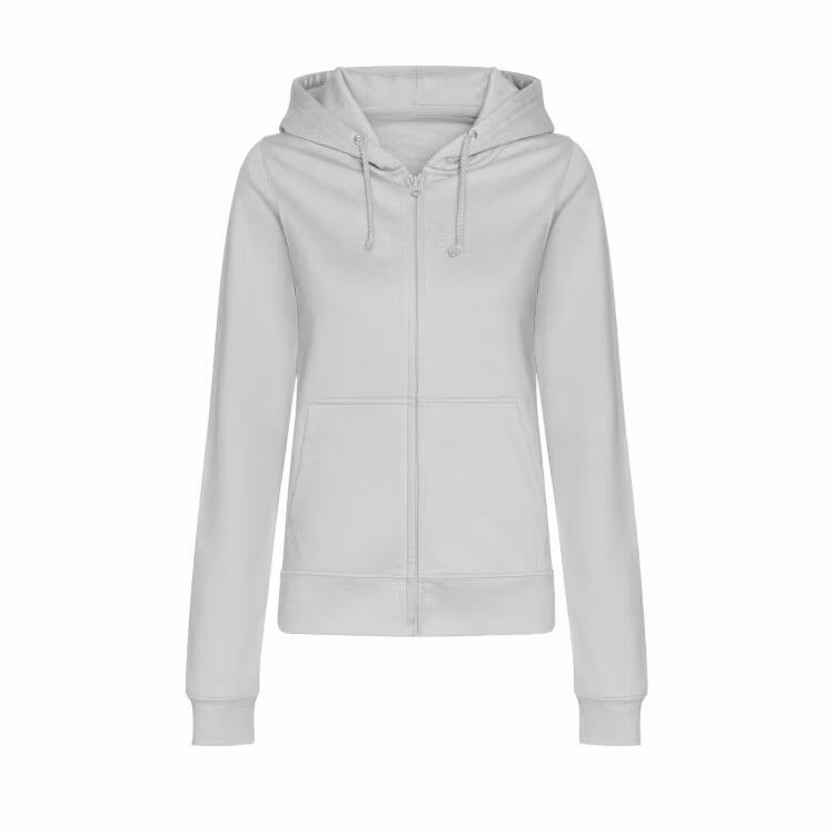 Hoodie med dragkedja Dam