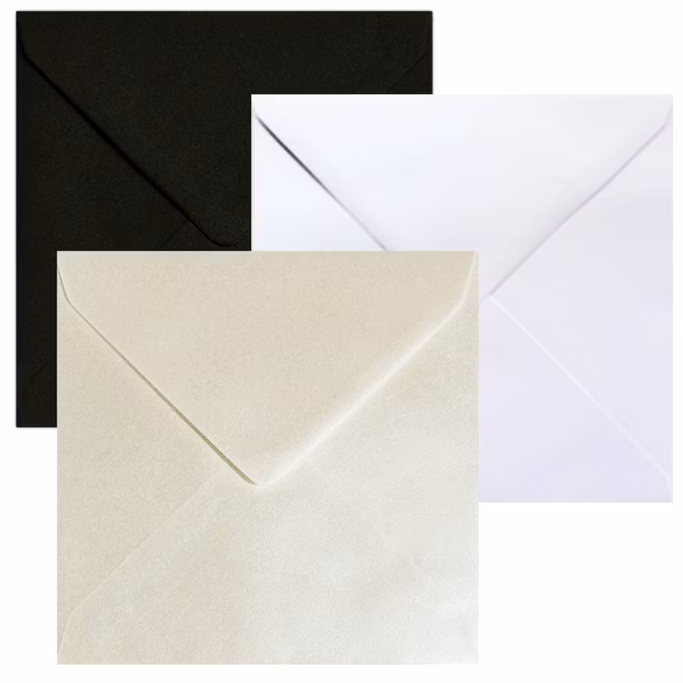 Kuvert kvadratiska 155x155mm