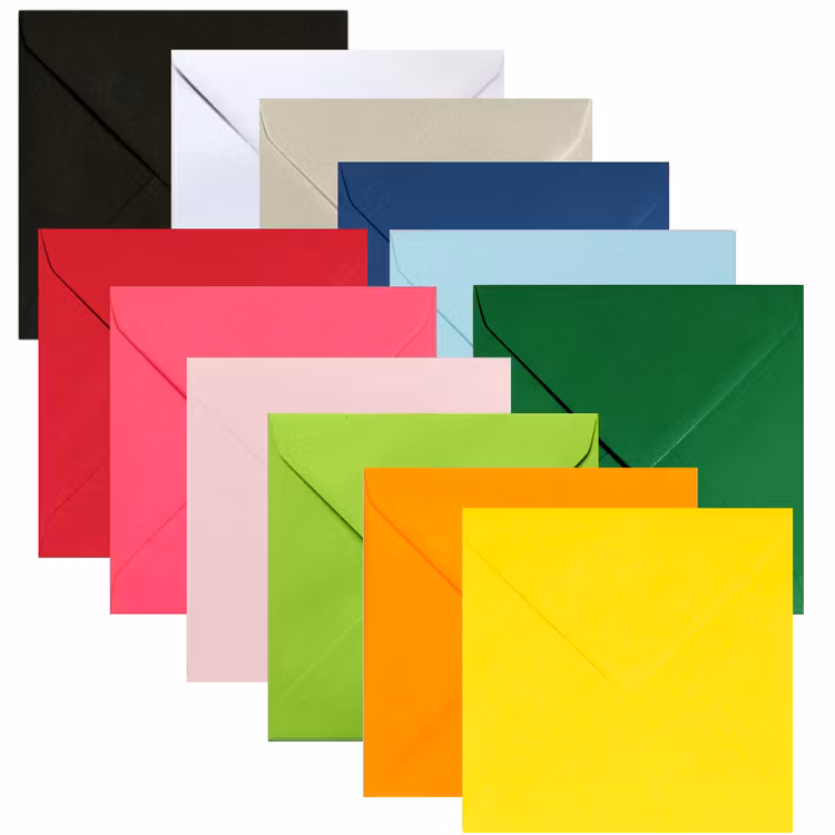 Kuvert kvadratiska 155x155mm